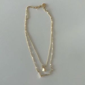 Gold layered necklace